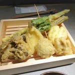 天ぷら酒場KITSUNE - KITSTUNE天ぷら定食　９８０円