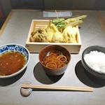 天ぷら酒場KITSUNE - KITSTUNE天ぷら定食　９８０円
