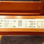 八千代本店 - メニュー【Jul.2018】