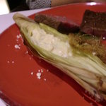 フロリレージュ - トウモロコシのムースが添えられてました。