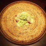 イル アオヤマ - カツオ、キャビア、枝豆、すり流し