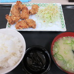 カツ丼大将 - 【からあげ定食（７個）　５００円】