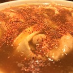 味奈登庵 - カレー南蛮そばには唐辛子だ！  
      ブチまけろ！  #BCMKR!