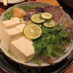 魚屋スタンドふじ子 - 鯛　とうふ蒸し