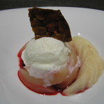 レストラン メルキュール - 桃のシャーベット