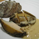 レストラン メルキュール - 鮑あわびのプレゼ　山わさびソース