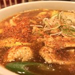 味奈登庵 - カレー南蛮そばには唐辛子だ！  
      ブチまけろ！  #BCMKR!