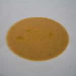 レストラン メルキュール - 赤ピーマンと茄子の冷製ポタージュ