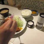 とんかつ檍 - 塩味比べ