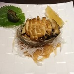 味波 豊国店 - あわびバター焼きやわらか旨し❗(о´∀`о)