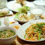 ジャスミンパレス - 五目焼きそばセット 1580円