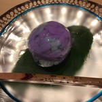 銀座 しのはら - 紫陽花のきんとん