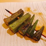 地葉 - 2018.7.  オクラ