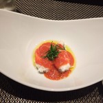 虎徹 - ハモとトマトの冷製