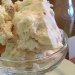 レシピ - オレンジピールの入ったスフレアイス