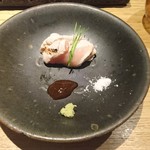 比内地鶏のさしみ