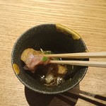 焼鳥 市松 - 河内鴨の山椒餡