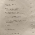 焼鳥 市松 - ドリンクメニュー(ノンアルコール)