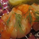 ルチアーノショー - 焼き帆立と海老