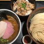 麺屋一燈 - 濃厚魚介つけ麺＋深川めし