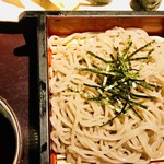 釧路ふく亭 - 特選ランチ寿司セット。お蕎麦アップ。