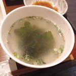 食道園 - ワカメスープ