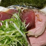 ラーメン巌哲 - 真夏の献立 鮪塩冷やし