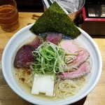 ラーメン巌哲 - 鮪塩冷やし（真夏の献立）