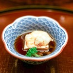 日本料理 山里 - ・湯葉と海老の餡掛け