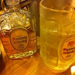 大衆酒場 鳥徳 - ハイボール用ウイスキーはポケット角、、渋すぎる