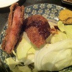 笑男酒場 や～まん - ハムカツ