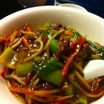 美林華飯店 - 牛肉細切りかけご飯2011.8