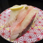 回し寿司 活 活美登利 - 旬の白身三貫