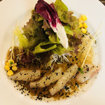 Restaurant　Flounder - 旬野菜と自社育成ヒラメのカルパッチョ