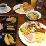 出雲・玉造温泉 佳翠苑 皆美 - 朝食（後で和食も追加）