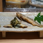 鮨 魯山 - 鮑と稚鮎