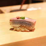 鮨 尚充 - 泉のアジ