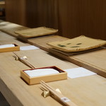 Ginza Sushi Kanesaka - カウンター席