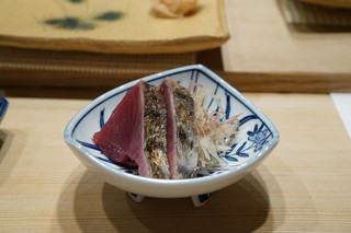 Ginza Sushi Kanesaka - 鰹のたたき
