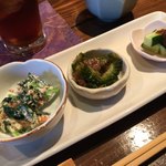 jouir - お通し4種