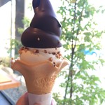 氷菓子屋KOMARU - 黒崎チョコソフト 500円