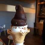 氷菓子屋KOMARU - 黒崎チョコソフト 500円