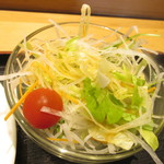 Seizushi - すしランチ　７５６円（税込）のサラダのアップ【２０１８年８月】