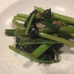Fiaschetteria Crapulone - 【’18.8】青菜のアンチョビ炒め　ハーフ