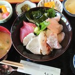 sakanatonyasukehachi - 海鮮丼定食