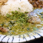 旧ヤム邸 - ほうれん草のミルクチキンカレー