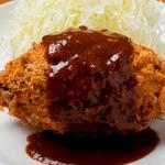 Hearty minced meat cutlet