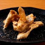 Chicken skin Senbei (rice crackers)