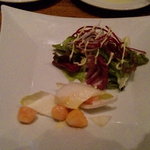 前菜　明太味のホタテ