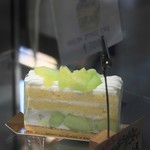 カフェ ル・アーヴル - メロンのショートケーキ